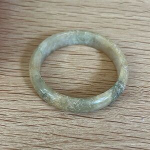 3 inch Jade Bangle Bracelet Vintage